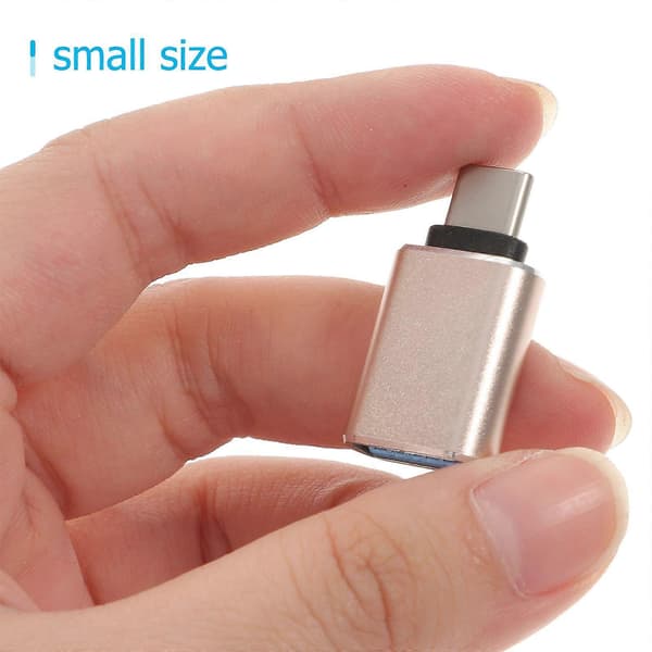 3 stk. Holdbare adaptere Usb3.0 til Type C-kontakter Usb3.0 til Type C-adaptere
