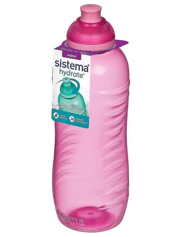3 460 ml juomapulloa, pinkki, sininen, vihreä