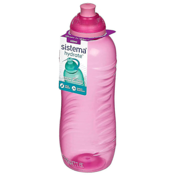 3 460ml Drickflaskor Rosa Blå Grön