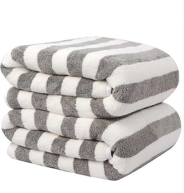 Mikrofiber Badehåndklæde Sæt Badehåndklæder Ekstra Store Absorberende Strandhåndklæder