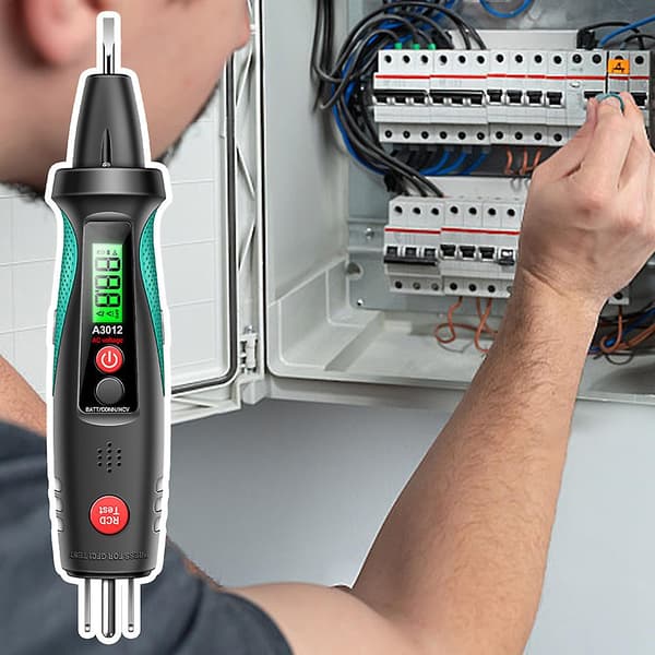 Digital Display Socket Circuit Detector Profesjonell Lekkasjetestpenn for Hjem Husholdningsledning US plug