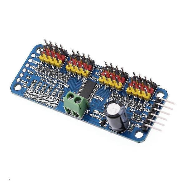 PCA9685 16-kanals PWM/servo Driver IIC Interface til Arduino Shield Modul
