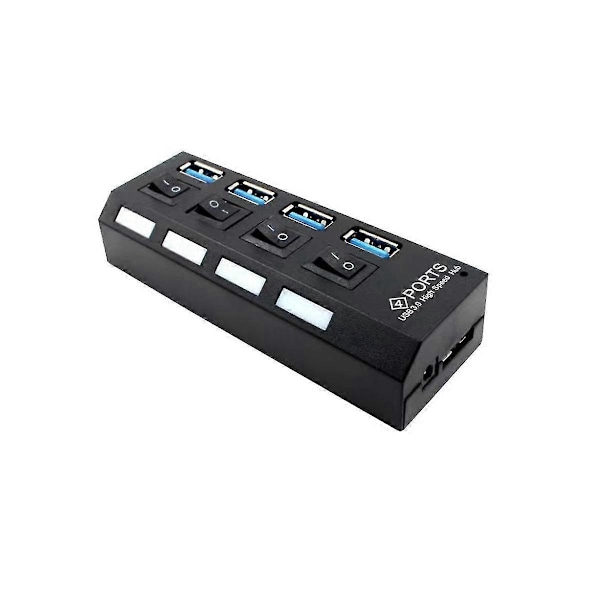 Usb 3.0 Virtalähde 4 Porttia Multi Usb Splitter Hub 3.0usb Hub 50cm Kaapeli Hub Telakointiasema Eu P