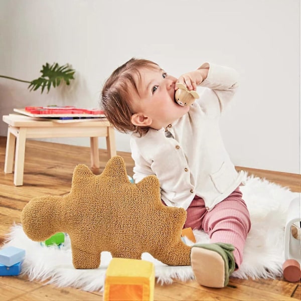 Dino Nugget Pute - Kyllingnugget Pute Plysj Gir Barn Komfortable Klemmer (Kan Ikke Stå Stille), Kreativ Romdekor Gave til Gutter og Jenter