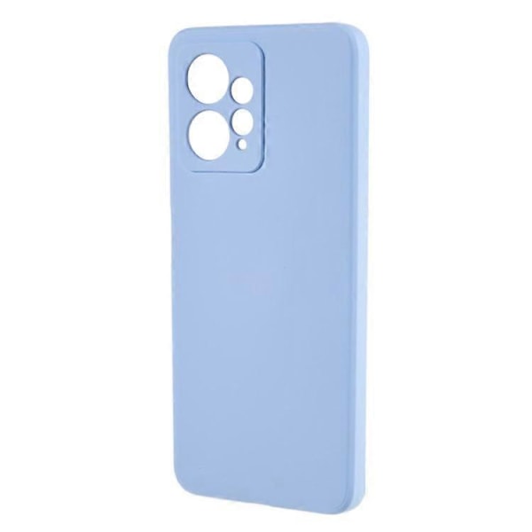 Kompatibel med Xiaomi Redmi Note 12 4G Gummibelagt TPU Telefon Cover Fiberforing Anti-drop Telefonbeskyttelse LightPurple