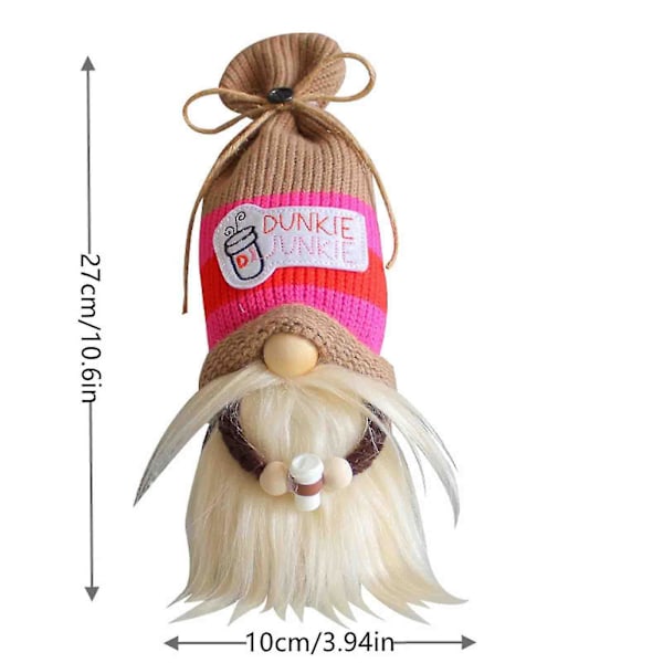 Sæsonbestemt & Julepynt Dejlige Ansigtsløse Gamle Mand Dukke Ornamenter Kaffekop Strikket Dukke Rudolph Ornamenter Q