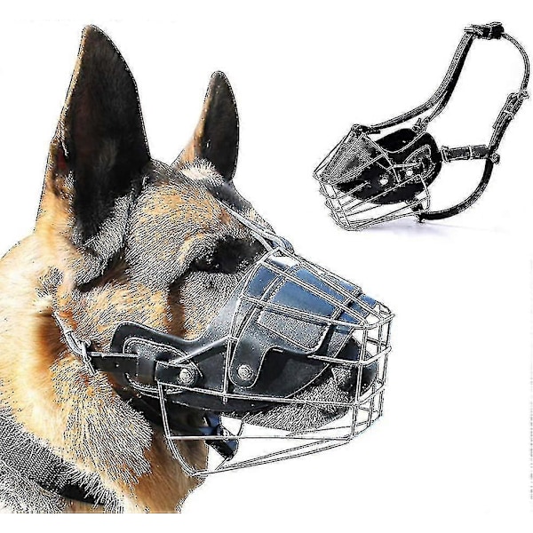 Super Metal Mundkurv Hundekurve Læder Mundkurv Til Store Hunde