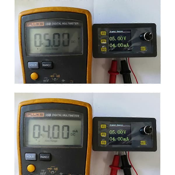 PWM Pulssignalgenerator 1-1000Hz 4-20mA 2-10V LCD-display Flere tilstande