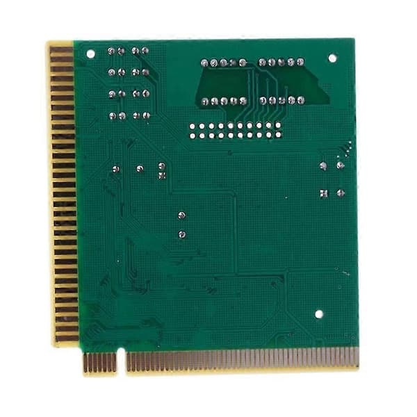 4-sifret LCD-skjerm PC Analyzer Diagnostisk Postkort Hovedkorttester med LED-indikator for ISA