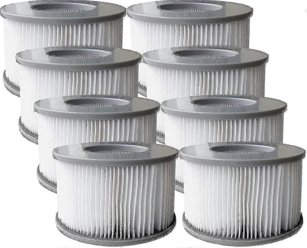 8 X Premium Kvalitets Erstatningsfilterpatroner Kompatible med Mspa Boblebad og Spabassenger-e