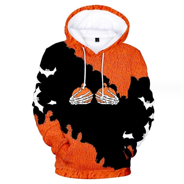 Lättviktshuvtröjor för män och vinterhuvtröja för män Långärmad tröja för män Halloween-huvtröjor för män style 1 KIDS 120