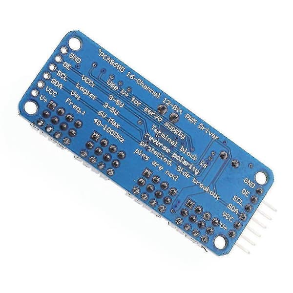 PCA9685 16-kanals PWM/servo Driver IIC Interface til Arduino Shield Modul