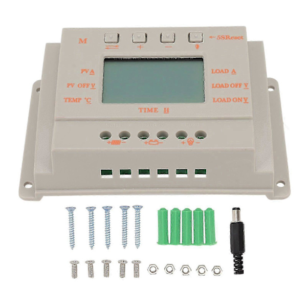 12V 24V 20A MPPT Solcelleladecontroller Solcellefotovoltaisk Strømgenereringssystem Solpanel Lader Regulator