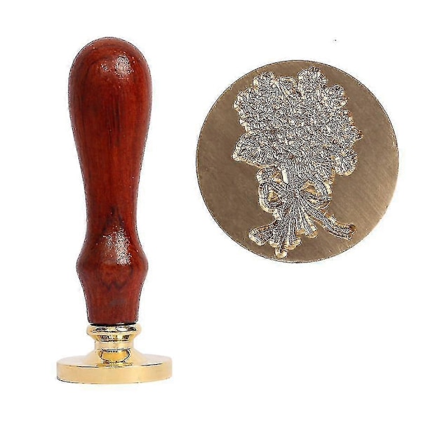Ske sort Botany Vokssegl Stempel Bryllupsinvitationer Maling Bivoks Strips Kuvert