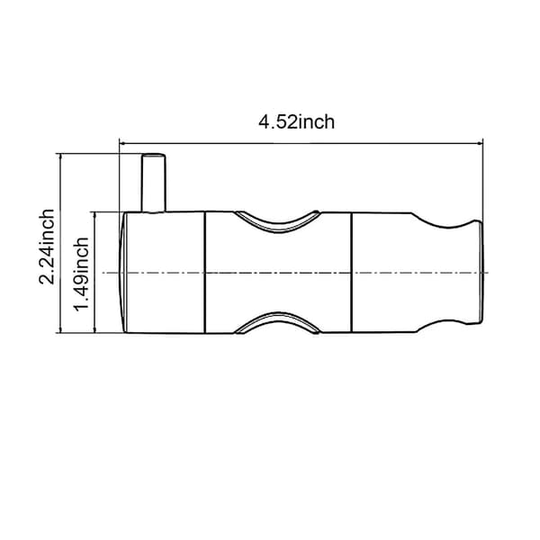 Justerbar dusjhodeholder for glidebrakett skinnehodebrakett