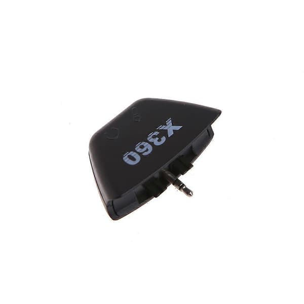 Svart 2,5 mm Jack Mikrofon Headset Hörlurskonverterare Adapter För Xbox 360