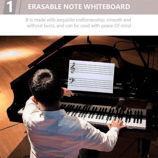 Lett Undervisningstavle Staff Whiteboard Musikknoter Whiteboard