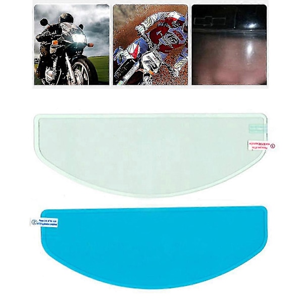 Hjelm Klar Regntett Antidugg Patch Film Universell For Motorsykkel Visir Linse