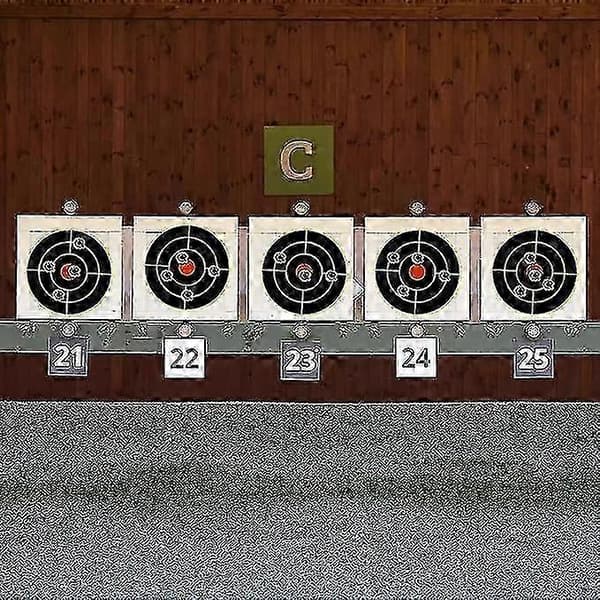 200 Runde 76 mm Selvklebende Skyteblink-Yvan