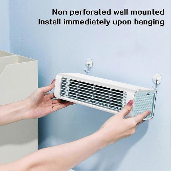 Mini bærbar aircondition Justerbar Mini Køler Blæser til Værelse Blue