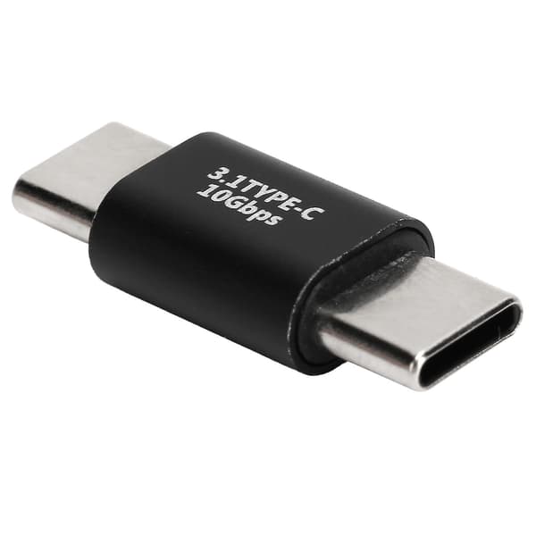 USB C Förlängningsadapter Typ C 3.1 Hane till Hane Adapter Stöd Snabb Laddning 10Gbps Dataöverföring