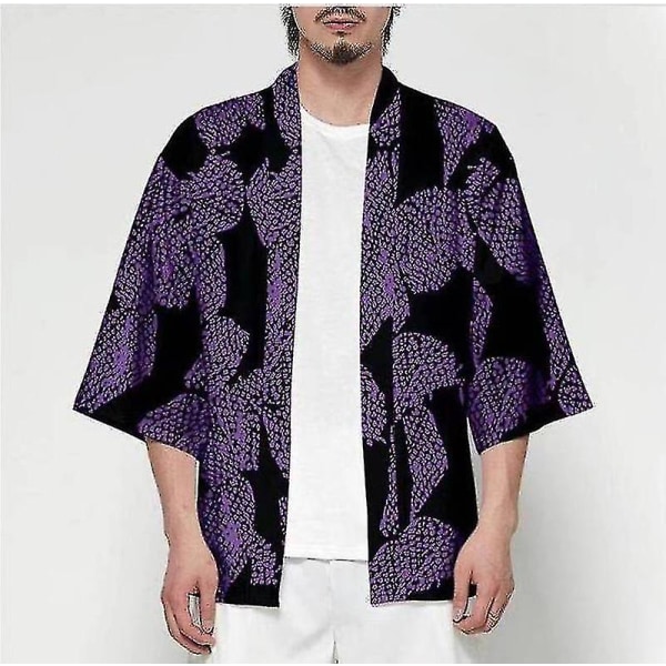 Bästa Discountanime Cosplay Costume Demon Slayer Kimetsu No Yaiba Haori Kimono Agatsuma Zenitsu Kochou Shinobu Summer Coat Shirt Anime Clothes K 120