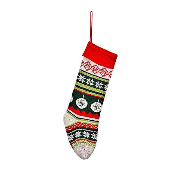 Julestrømper Vakre Broderimønster Hengende Strømper For Familie Juledekorasjon(c, Stil) bd