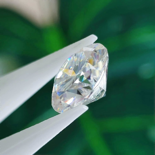 Äkta D Färglös Moissanite Lös Ädelsten Lab Diamant Vvs1 Klarhet Rund Briljantslipad För Smyckestillverkning Med Gra Certifikat