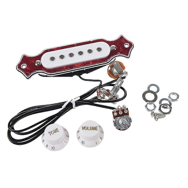 Single Coil Magnetisk Akustisk Guitar Pickup
