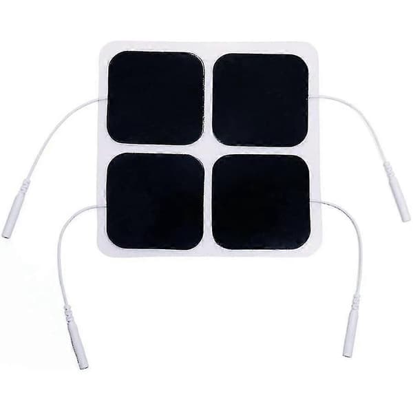 40 st Tens-enhetskuddar, 2x2 elektroder kompatibla med Ems muskelsimulator elektroterapi kuddar-C