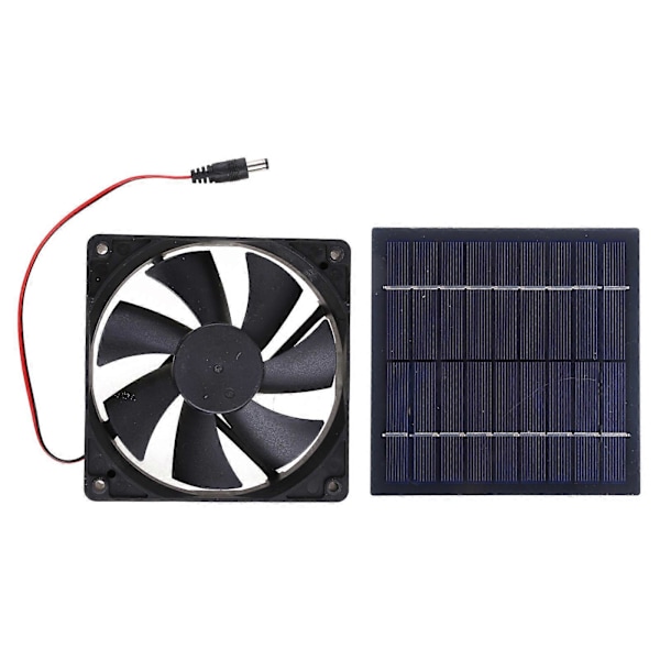 USB Solpanel Driven Fläkt 20W Mini Solcellsfläkt för Ventilation Avgas