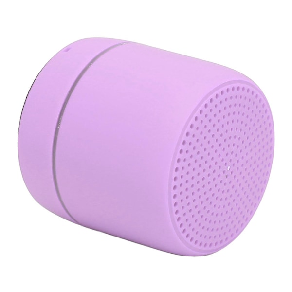 Bluetooth 5.0 Mini Högtalare Klar Stereo Rik Bas Bärbar Trådlös Högtalare för Utomhusbruk Lila