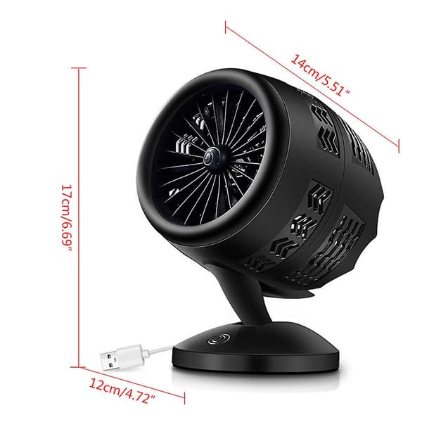 USB Mini Luftcirkulationsventilator Støjsvag Elektrisk Kontor Til Hjemmeventilator Husholdning