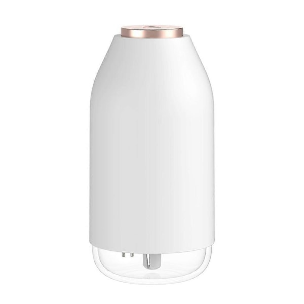 Luftfuktare för sovrum, USB-luftfuktare med växt, 26dB tyst, automatisk avstängning, lämplig för baby (270ml vit)