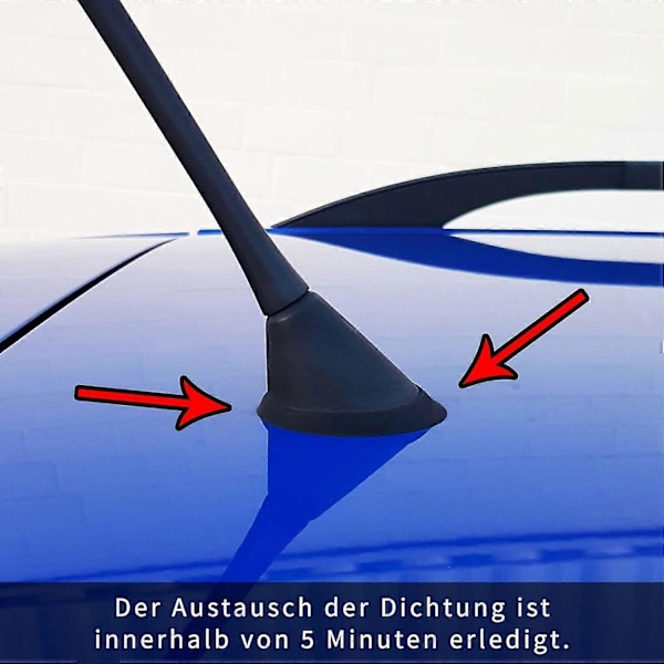 Takantenne Gummipakning for Opel GM Astra Corsa Meriva Antennebase Pakning