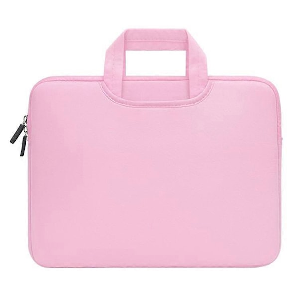 Bærbar Laptopveske Støtsikker Datamaskinveske for 15.6-tommers Notebook Pink