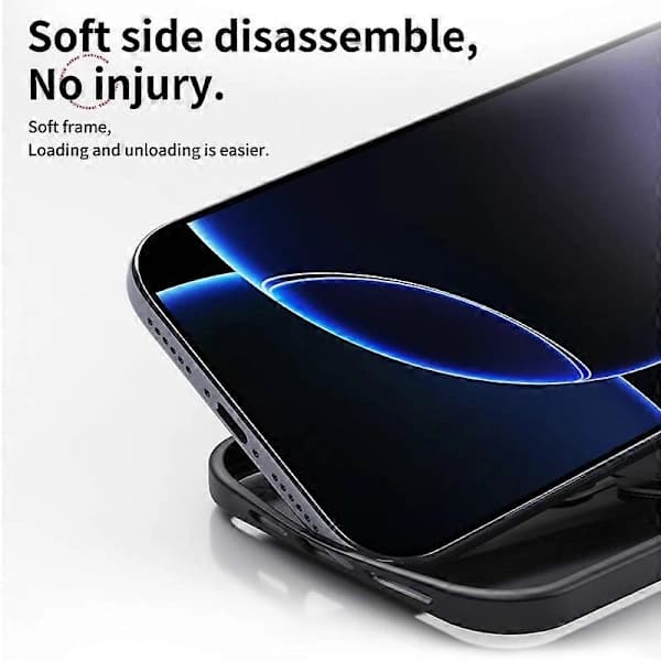 iPhone 17 Pro Max beskyttelsesdeksel med MagSafe-bakside, blå