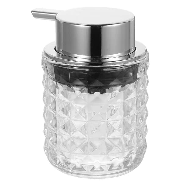 Dusjsåpedispenserflaske, lotiondispenser for baderom, hotellbruk, elegant design, 1 stk