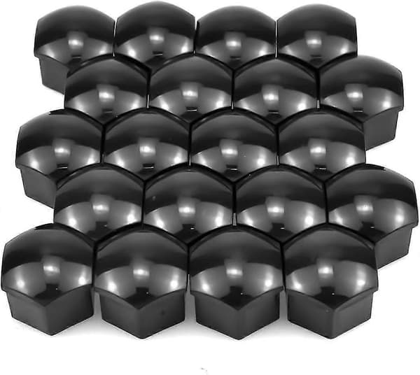 20 Pakk Mutterdeksler, 17mm Hjulmutterdeksler Universelle Deksel, Deksel Universelle 17mm Bilhjulmutterboltdeksler Låsedeksler, Bilmutterdeksler