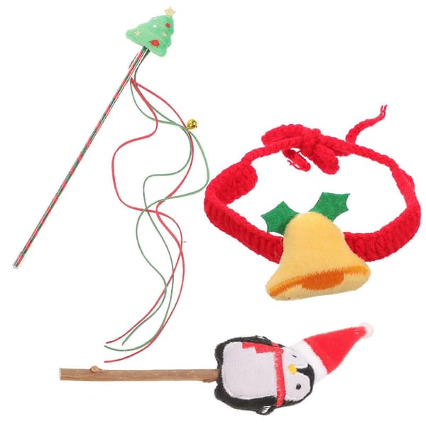 Kattelegetøj til hjemmet, festlig dekoration til katte, julefrokost, 1 sæt