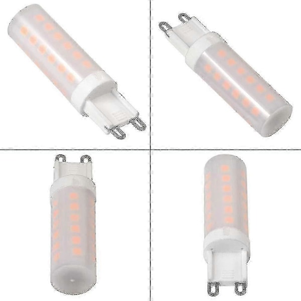 G9 Flam Lampa LED Glödlampa 0.5w PC Keramisk Färg 10lm 36*2835 Smd Ac 220-240v 1300-1700k 360 Grader [Energiklass A] 4-pack