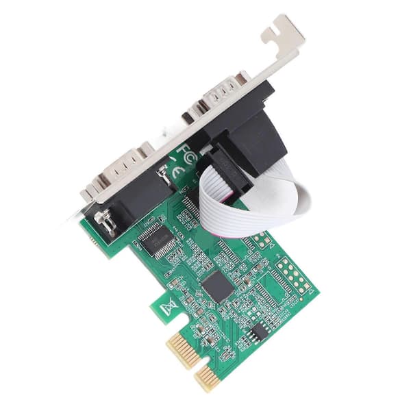 PCIE Serielt Kort Minus40 til 85℃ 2 Port PCI Express X1 til DB9 COM RS232 Konverter Adapter Controller til Win