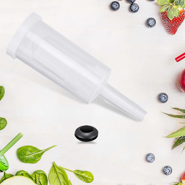 50-pack Airlock Grommet, Jäsningslockring för Mason Jar, Sugrör, Airlock, Öl, Vin, Plast-haoyi