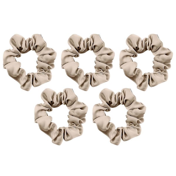 Svart sateng scrunchie, sateng scrunchie for jenter | Søt sateng scrunchie, for menn og kvinner
