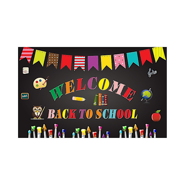 Sæsonbestemte & feriepynt Velkommen Tilbage Til Skolefest Dekorationer Åbningssæson Banner Tilbage Til Skolefest Dekoration Baggrund Q