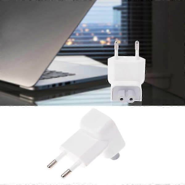 Laptop EU-plugg for Apple Macbook Reise Lader AC Plugg Adapter Konverter
