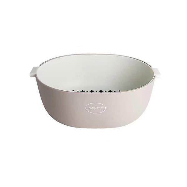 Grönsaksfilter, Fruktskorg Avlopp, Köksfilter, Plast Pasta Filter, Multifunktionellt Avlopp Blå (Grå)