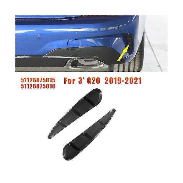 1 par Bil Bakre Stötfångare Yttre Trim Grillskydd 51128075815 51128075816 För 3' G20 320/325/330/3
