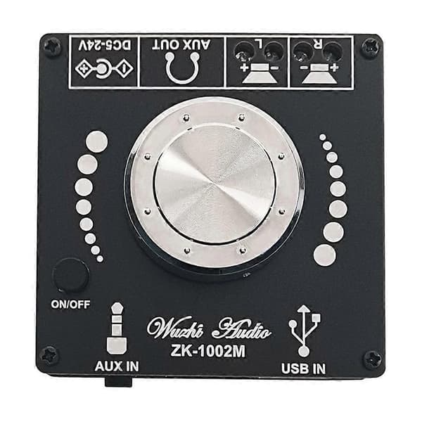 Justerbar Stereo Digital Effektforsterker Modul Lydkomponentforsterkere