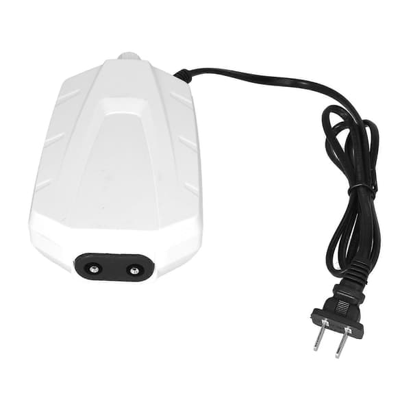 Akvarium Luftpump Tyst Mini Syrepump Aerator med Gummikuddar Akvarietillbehör Vit CN220V Dubbelhål QL706